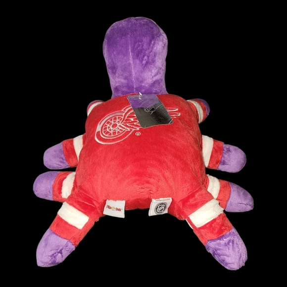NHL Detroit Red Wings Pillow Pet - Purple And Red Plush - Picture 3 of 4